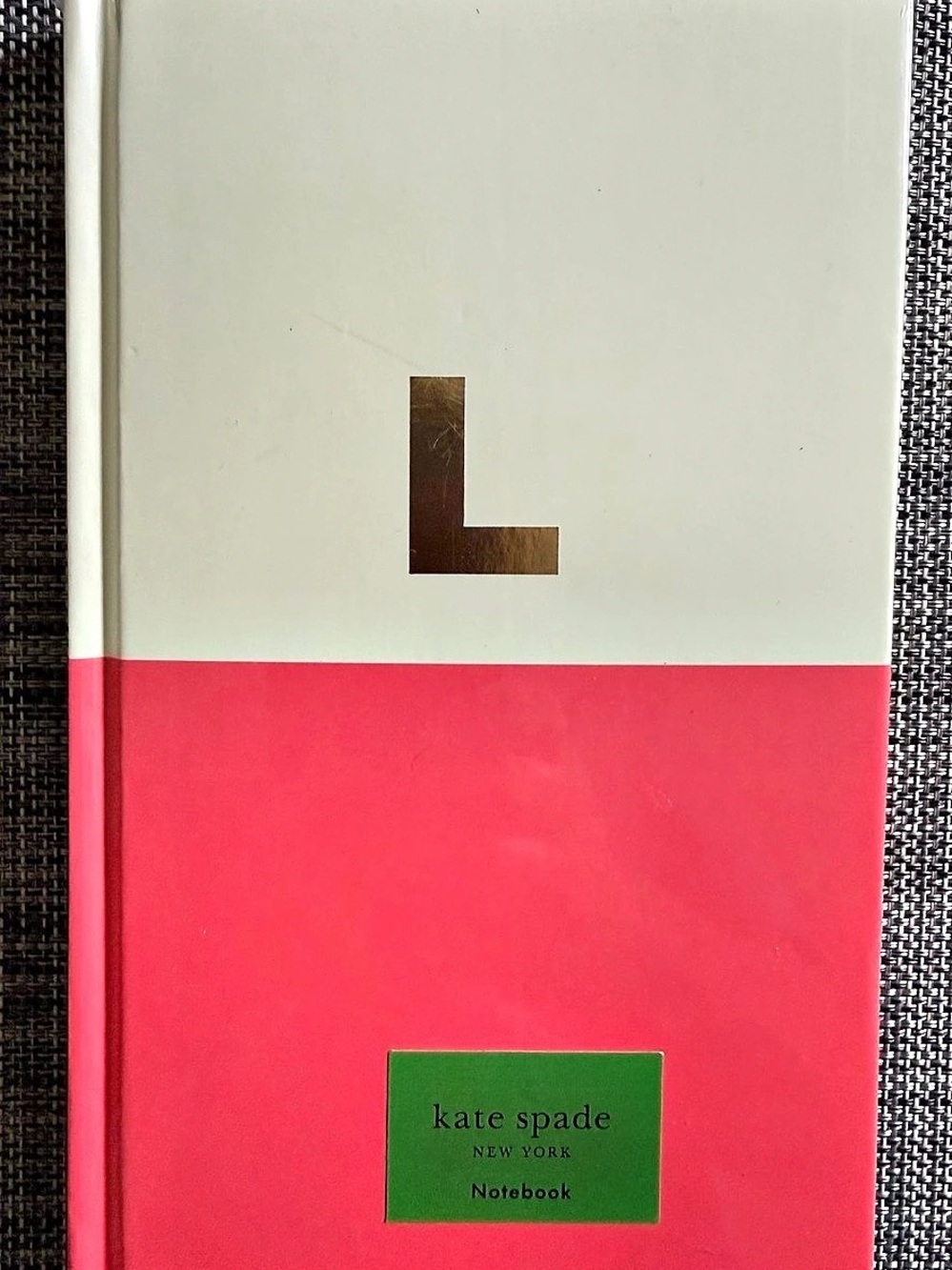 kate spade new york Dipped Initial Notebook Color Block Notebook